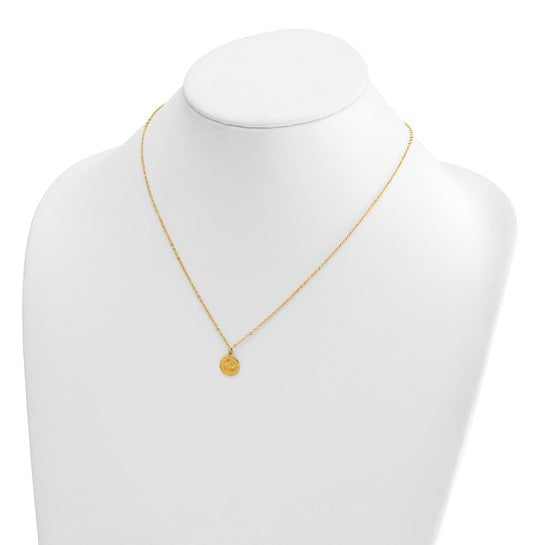 14K Circle with Eye